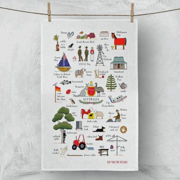 Tea Towel | This Is Australia | Linen